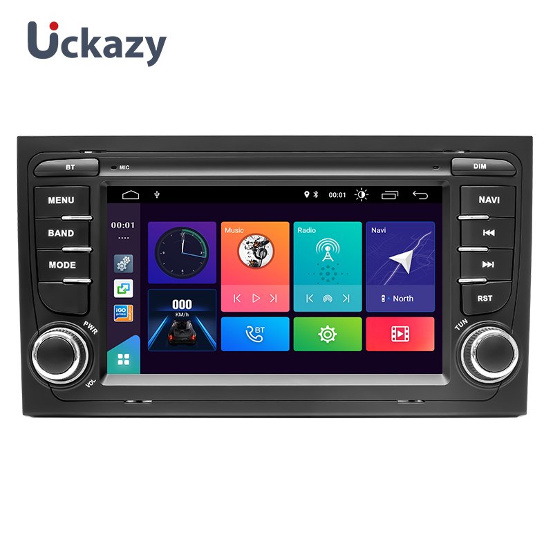 2 Din Android 13 Car Radio for Audi A4 B6 B7 S4 B7 B6 RS4 Seat Exeo 2002-2008 RS4 B7 2008-2012 Multimedia Head Unit Stereo Audio